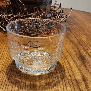 Genuine Ricci crystal glass bowl